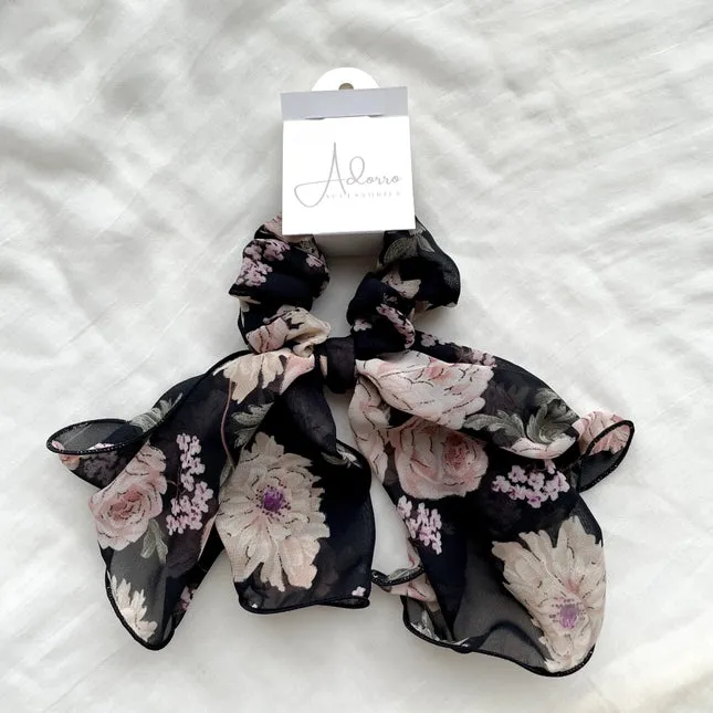 Delia Floral Scrunchie
