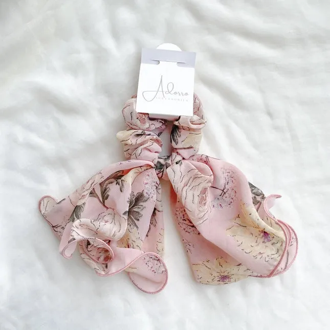 Delia Floral Scrunchie