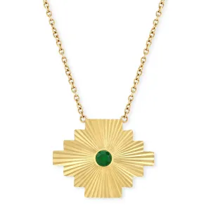 Deluxe Puzzle Necklace, Tsavorite