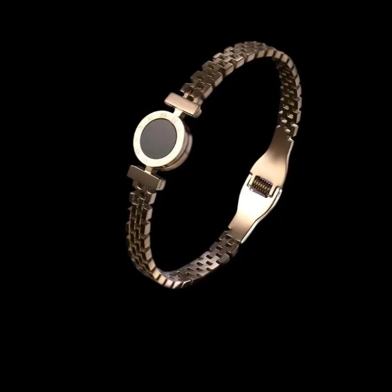 Diamond Exquisite Hollow Alloy Steel Bracelet