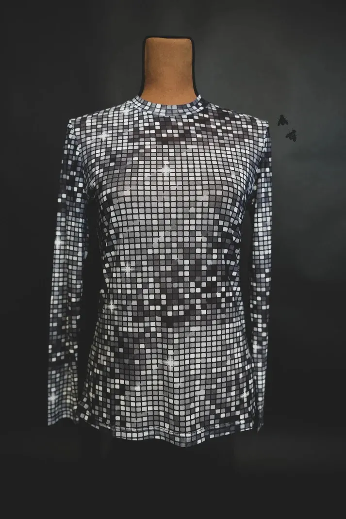 DOLLY DISCO MESH TOP