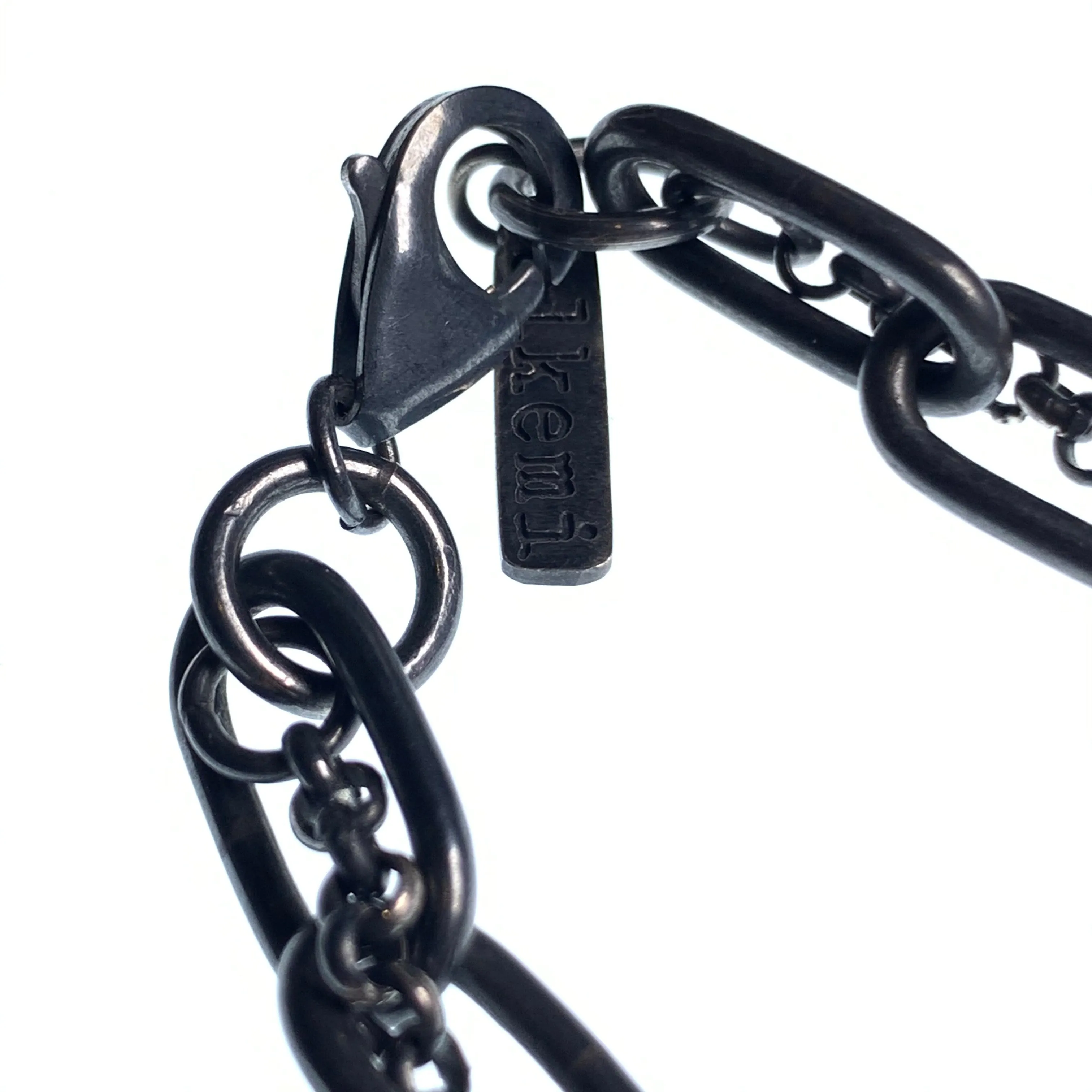 Double Mix Link handmade 925 Silver bracelet