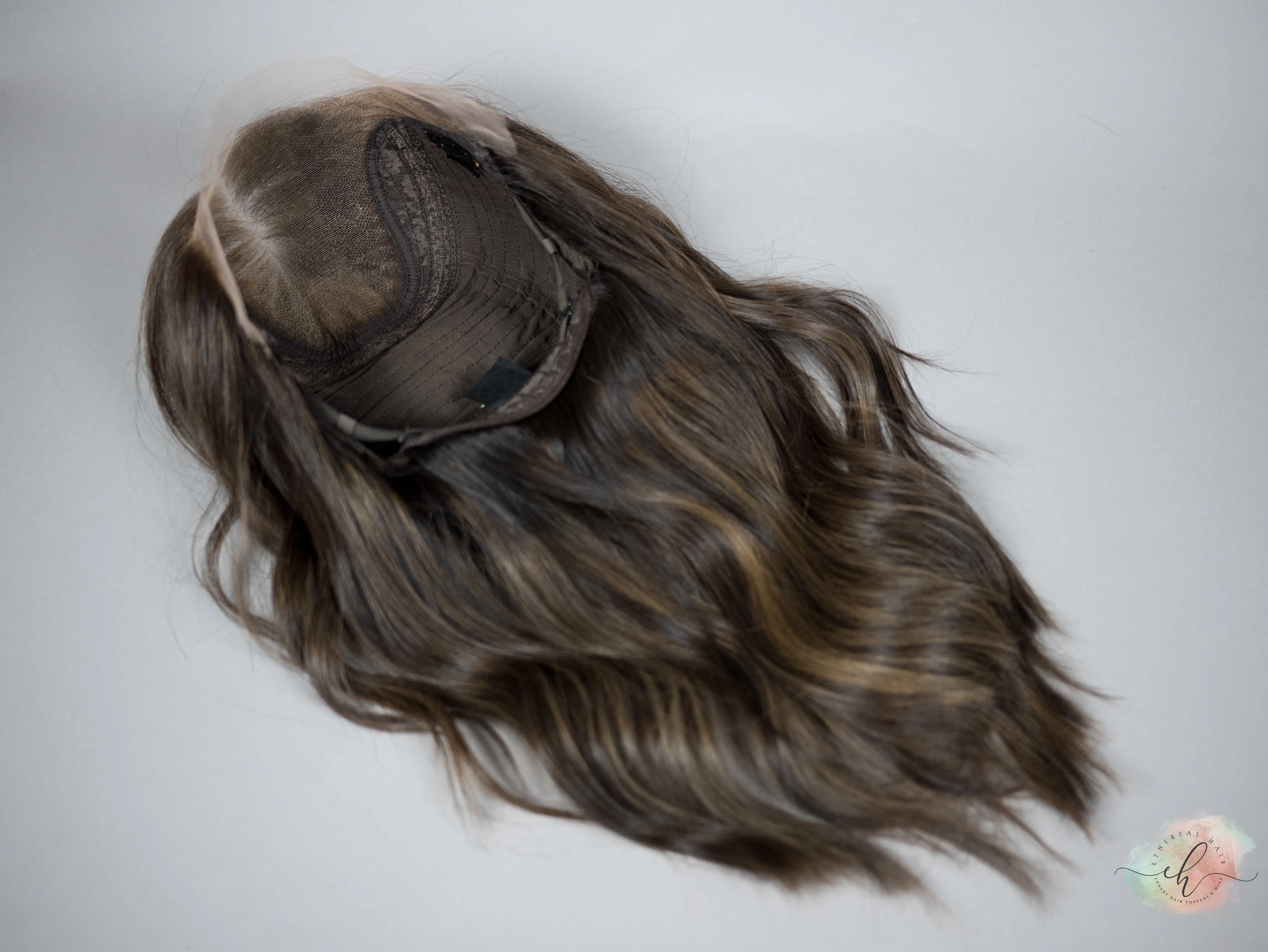 “DOWNTOWN GIRL" Exquisite Wig: Lace Top, Sz. M, 17-18"