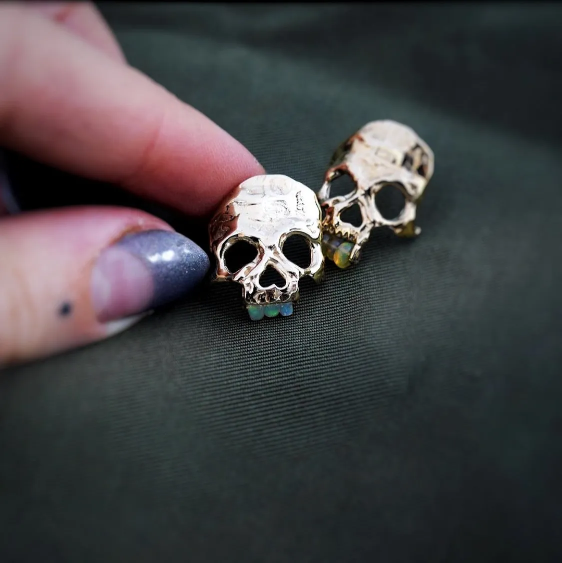 Dust to Dust Opal Teeth Pin