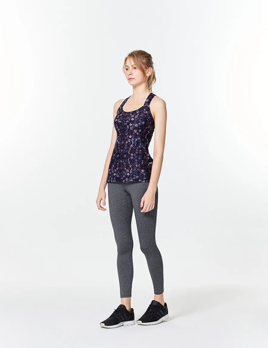 easyoga LESPIRO Exquisite X Tank - FE6 Graffiti Purple