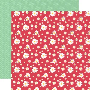 Echo Park - Have A Nice Day - 12x12 Single Sheet / Be Happy Floral