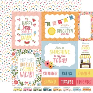 Echo Park - Here Comes The Sun - 12x12 Single Sheet / Multi Journaling Cards