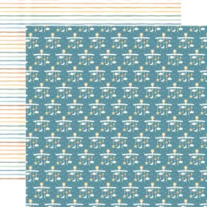 Echo Park - Our Baby Boy - 12x12 Single Sheet / Magic Mobiles