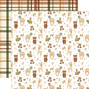 Echo Park - Special Delivery Baby - 12x12 Single Sheet / Sweet Baby Animals