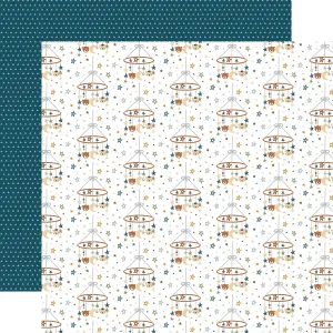 Echo Park - Special Delivery Baby Boy - 12x12 Single Sheet / Sweet Boy Mobiles
