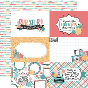Echo Park - Telling Our Story - 12x12 Single Sheet / 6x4 Journaling Cards