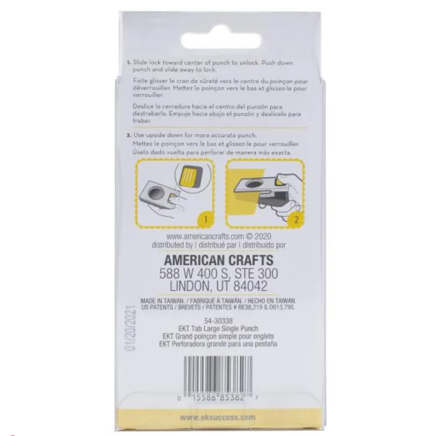 EK Tools Large Tab Punch {K39-K40}