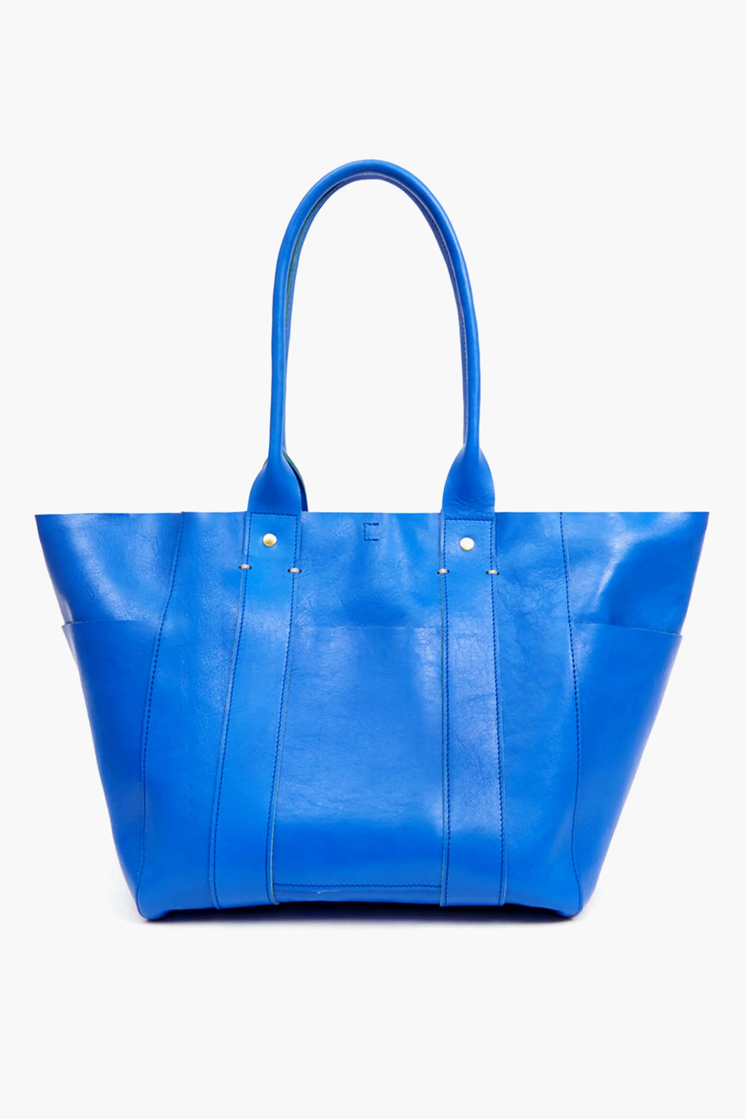 Electric Blue Rustic Le Box Tote