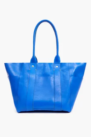 Electric Blue Rustic Le Box Tote