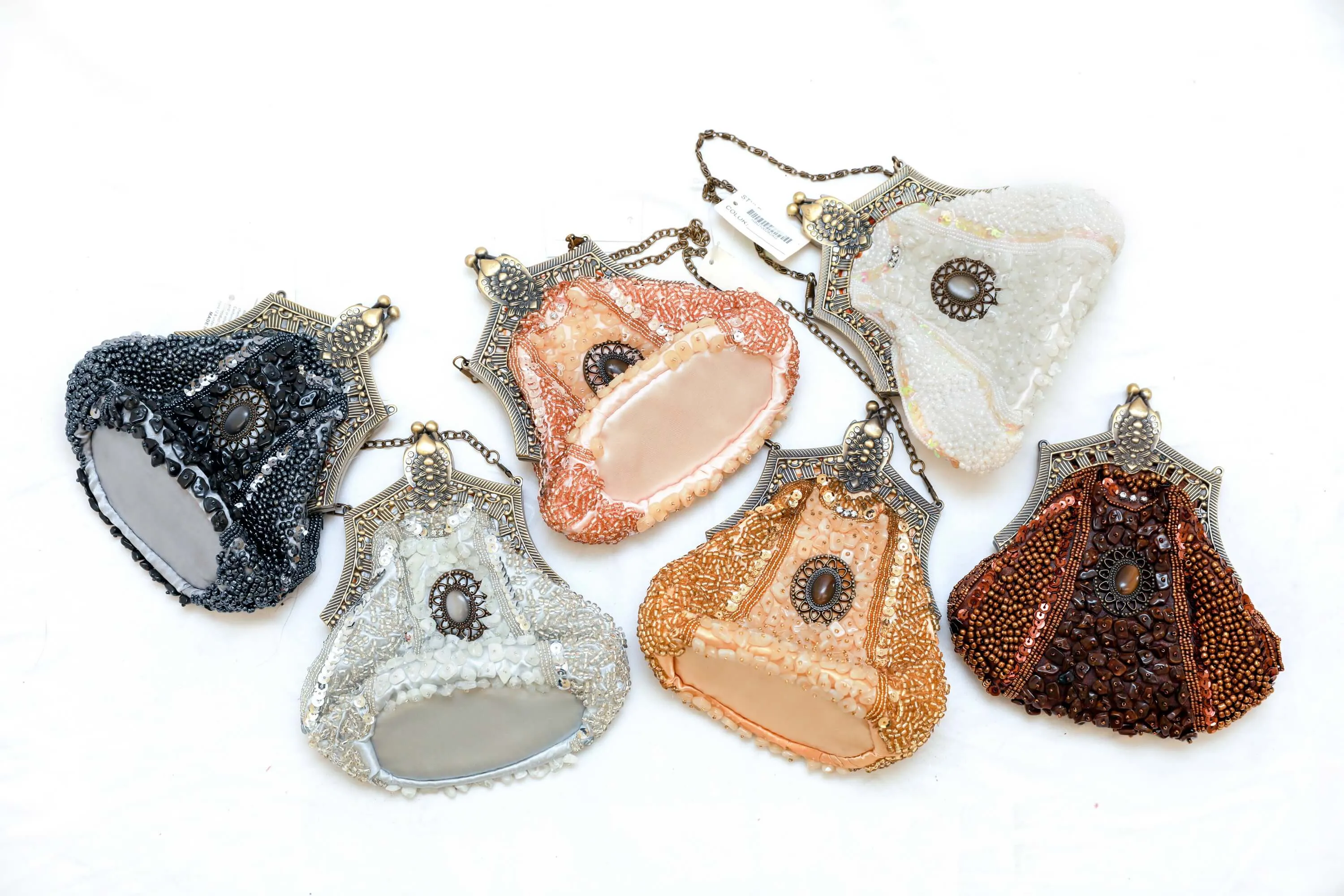 Elegantly Sequenced Shimmering Purses