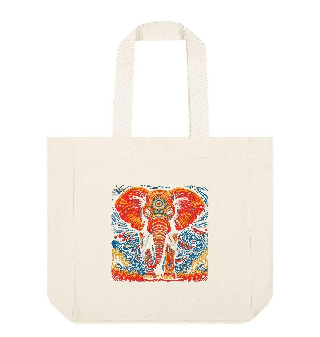 Elephant Shopper Tote