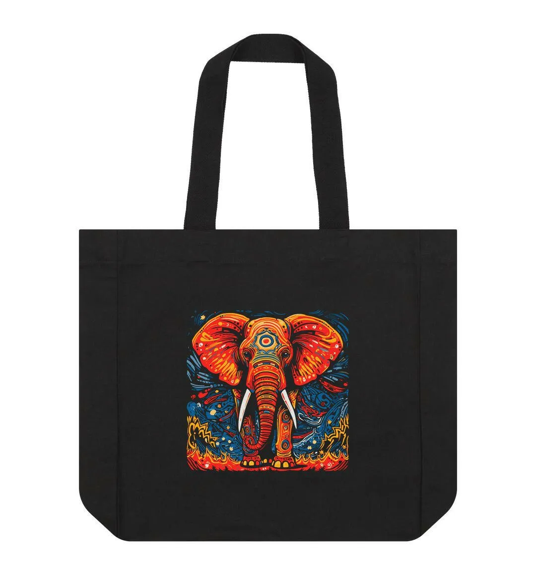 Elephant Shopper Tote