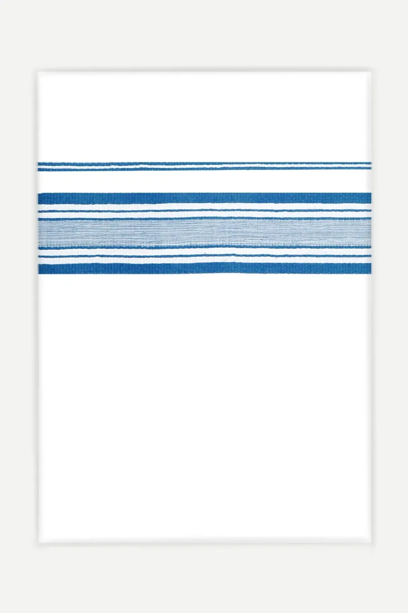 Elite Aabish - Blue Smooth Cotton Double Layered Dhoti With Fancy Borders | Uathayam