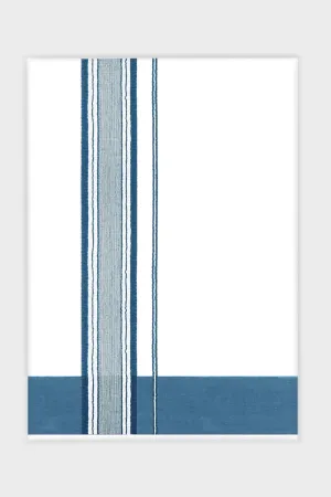 Elite Aabish - Mild Blue Smooth Cotton Double Layered Dhoti With Fancy Borders | Uathayam