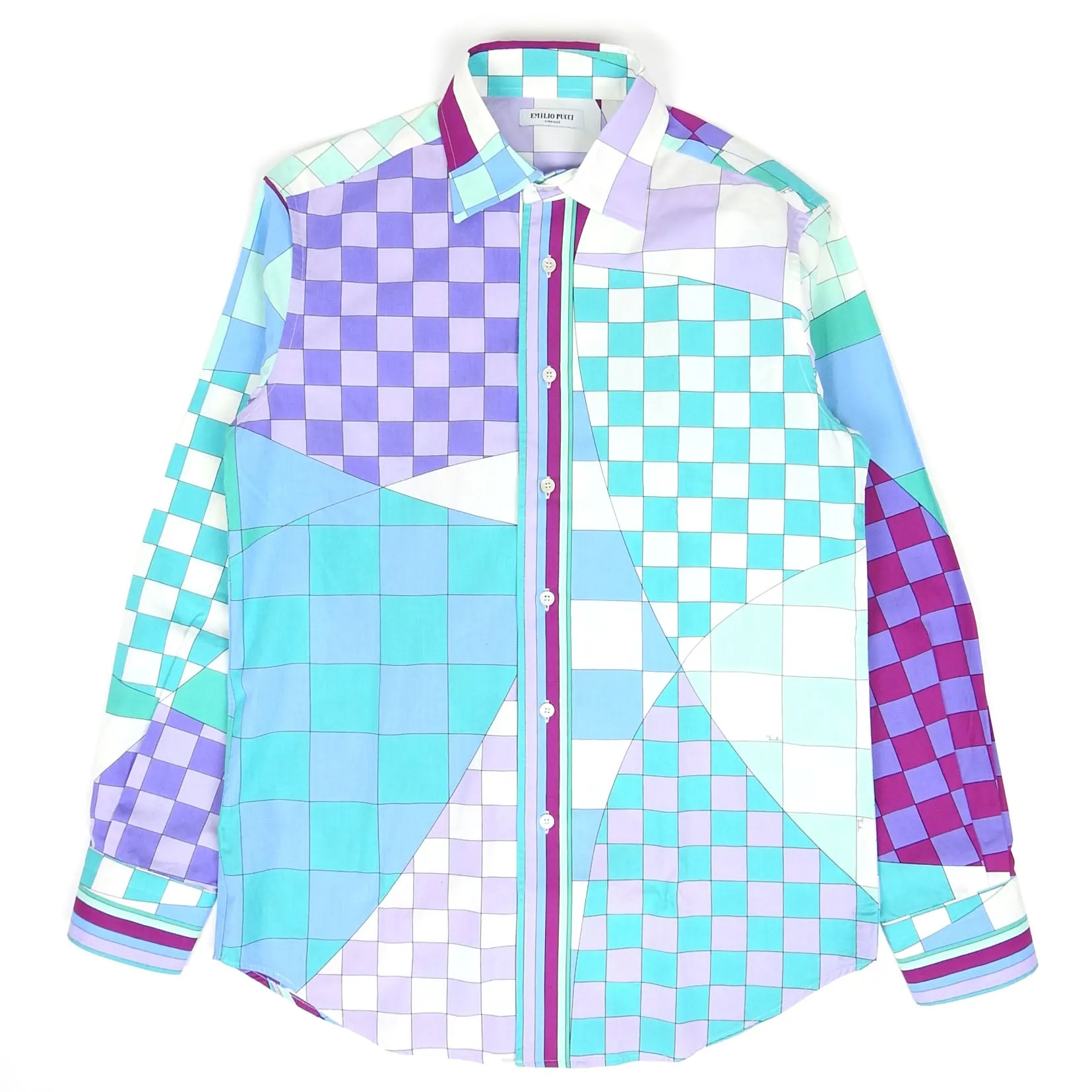 Emilio Pucci Patterned Button Up Size Medium