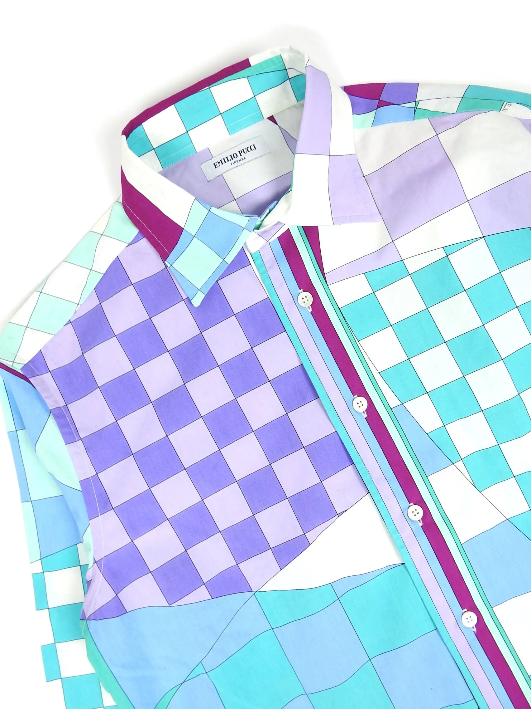 Emilio Pucci Patterned Button Up Size Medium