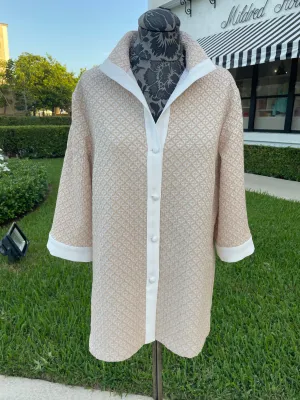Emmelle Textured Jacket in Oatmeal
