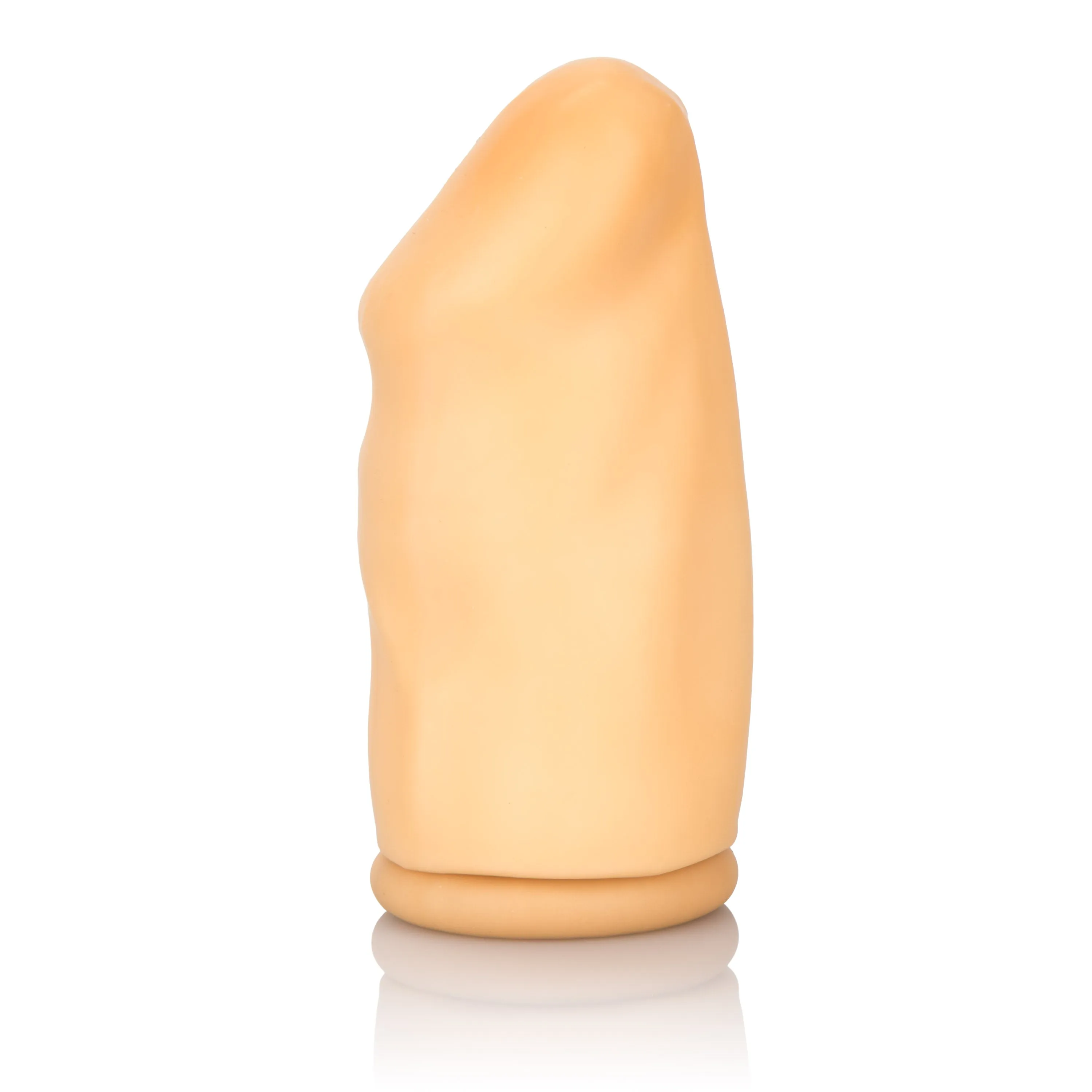 Enhance Your Experience: 3-Inch Smooth Latex Extension - Ivory