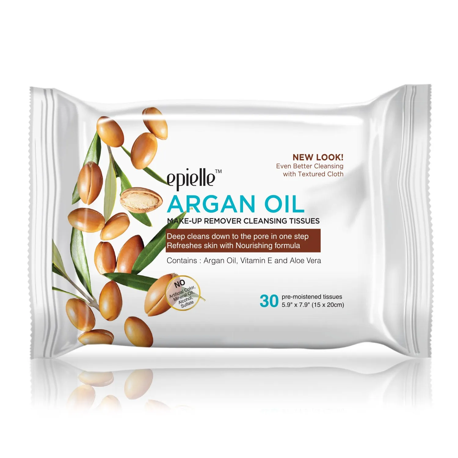 epielle Argan Oil Make-up Removing Cleansing Tissues | 30ct