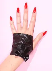 Etched rose gloves