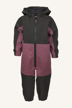 EXPLORER SHELL BABY OVERALL - DRY ROSE