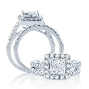 Exquisite 14K 2.50CT Diamond BRIDAL RING