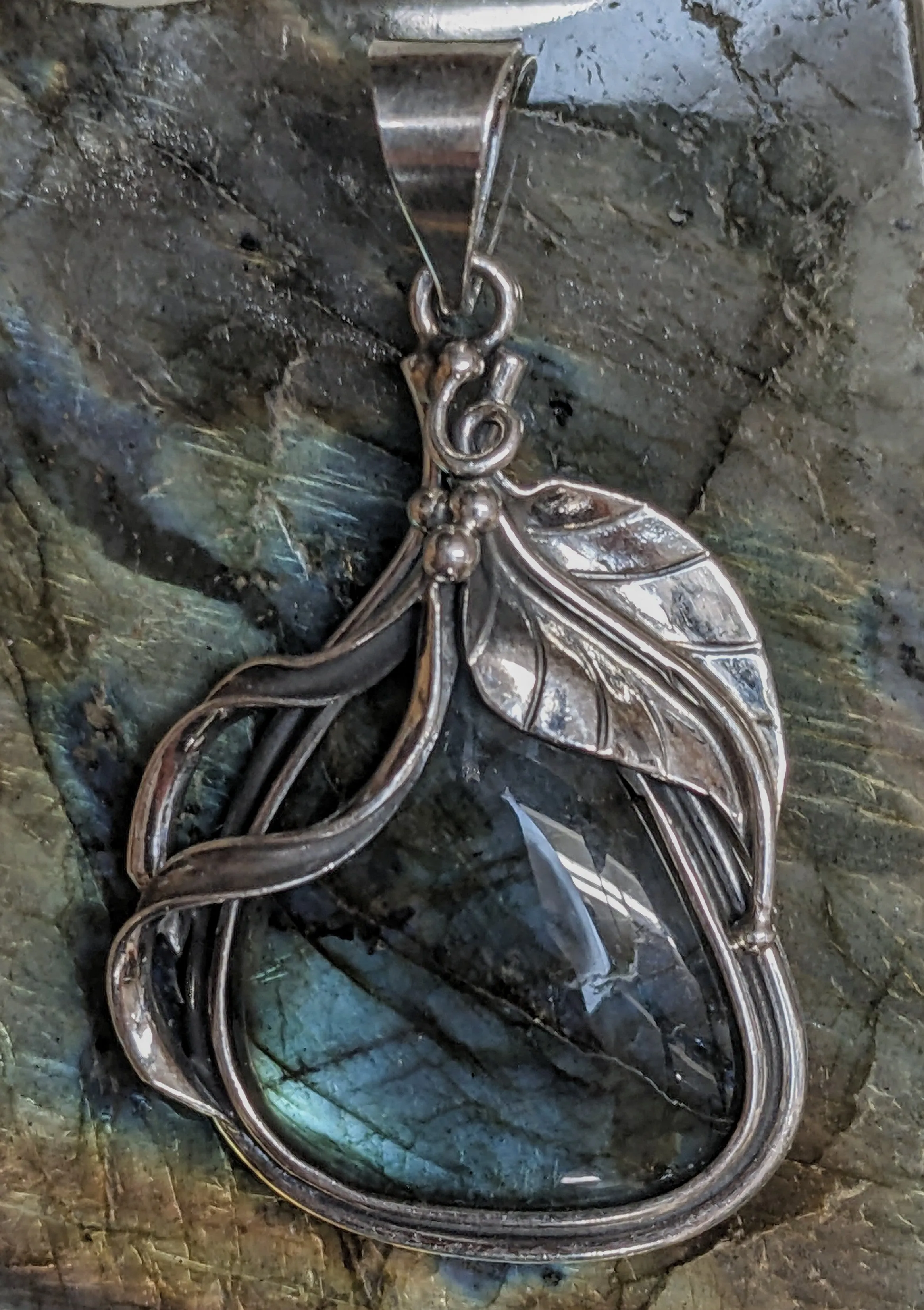 Exquisite and Exceptional Labradorite Pendant