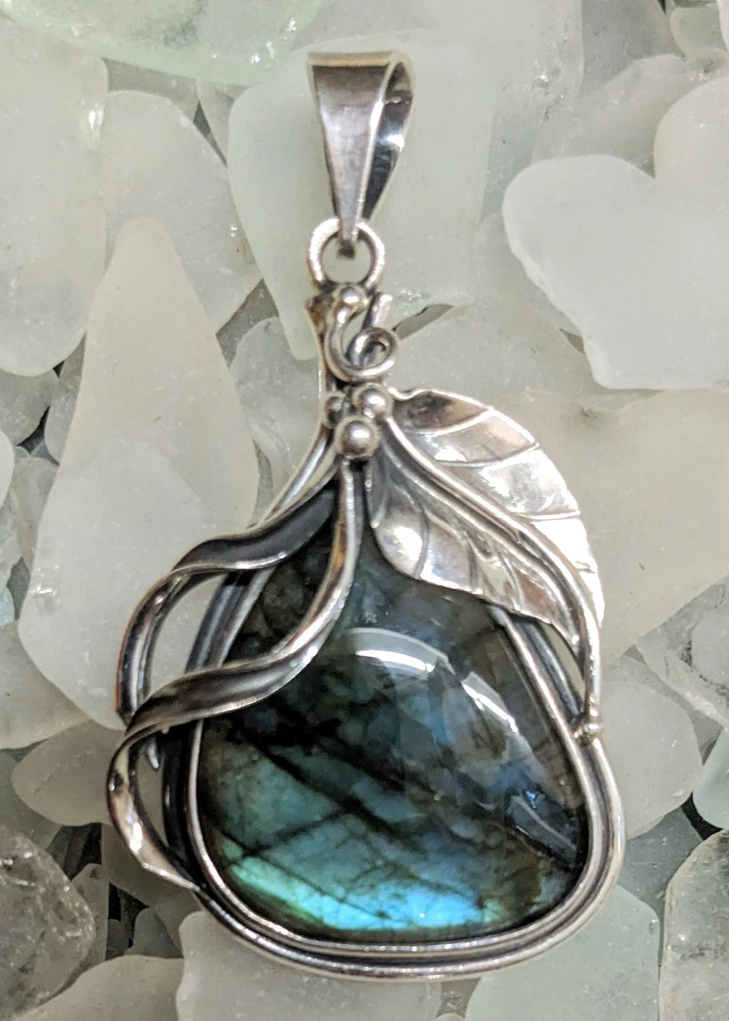 Exquisite and Exceptional Labradorite Pendant