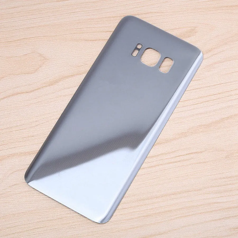 Exquisite Battery Protective Cover Glass Housing Rear Back Cover for Samsung Galaxy S8 S8  blue