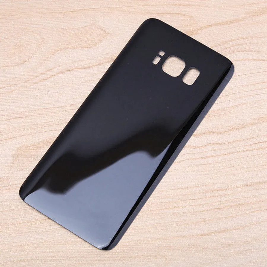 Exquisite Battery Protective Cover Glass Housing Rear Back Cover for Samsung Galaxy S8 S8  blue