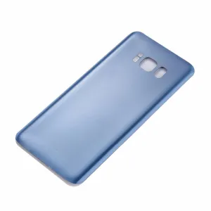 Exquisite Battery Protective Cover Glass Housing Rear Back Cover for Samsung Galaxy S8 S8  blue