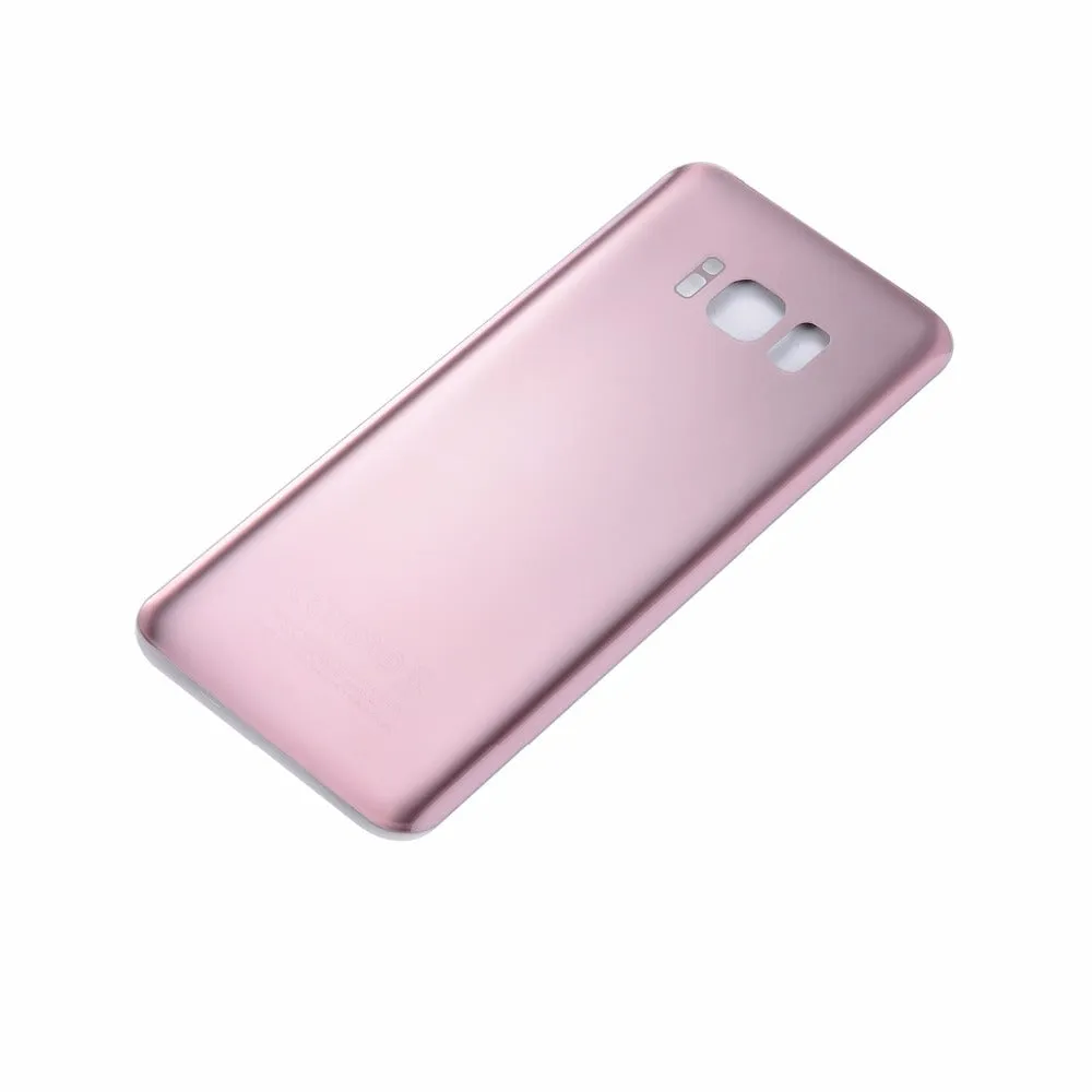 Exquisite Battery Protective Cover Glass Housing Rear Back Cover for Samsung Galaxy S8 S8  blue