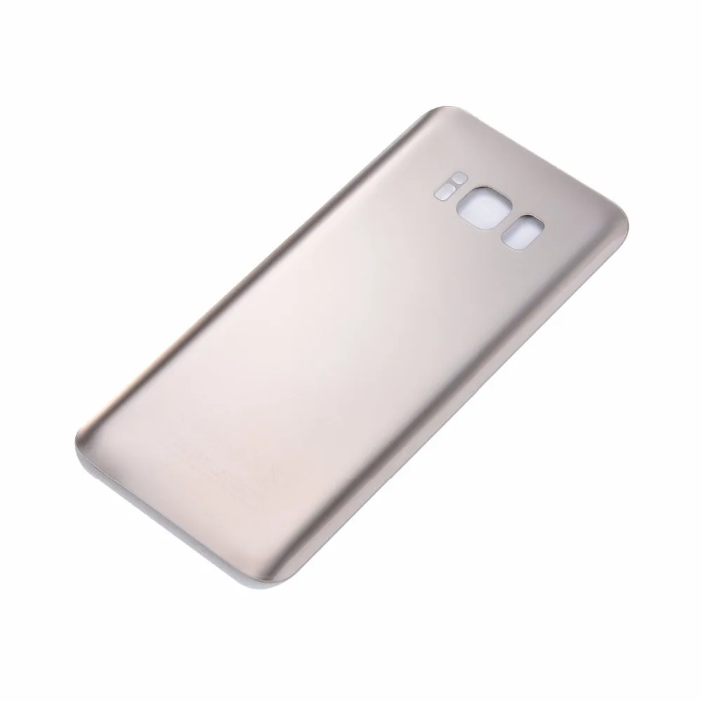 Exquisite Battery Protective Cover Glass Housing Rear Back Cover for Samsung Galaxy S8 S8  blue