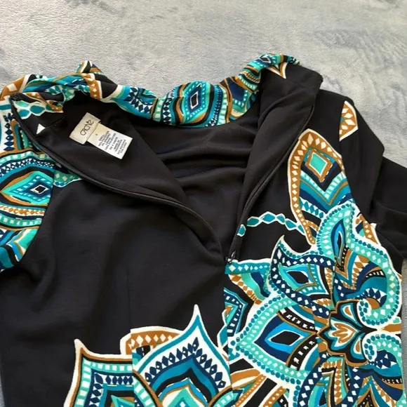Exquisite Cache dress, fully lined with ruched neckline, grandmacore