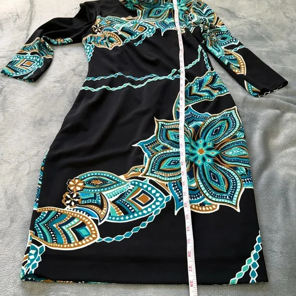 Exquisite Cache dress, fully lined with ruched neckline, grandmacore