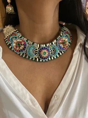 Exquisite Choker Necklace Set - A Masterpiece of Elegance