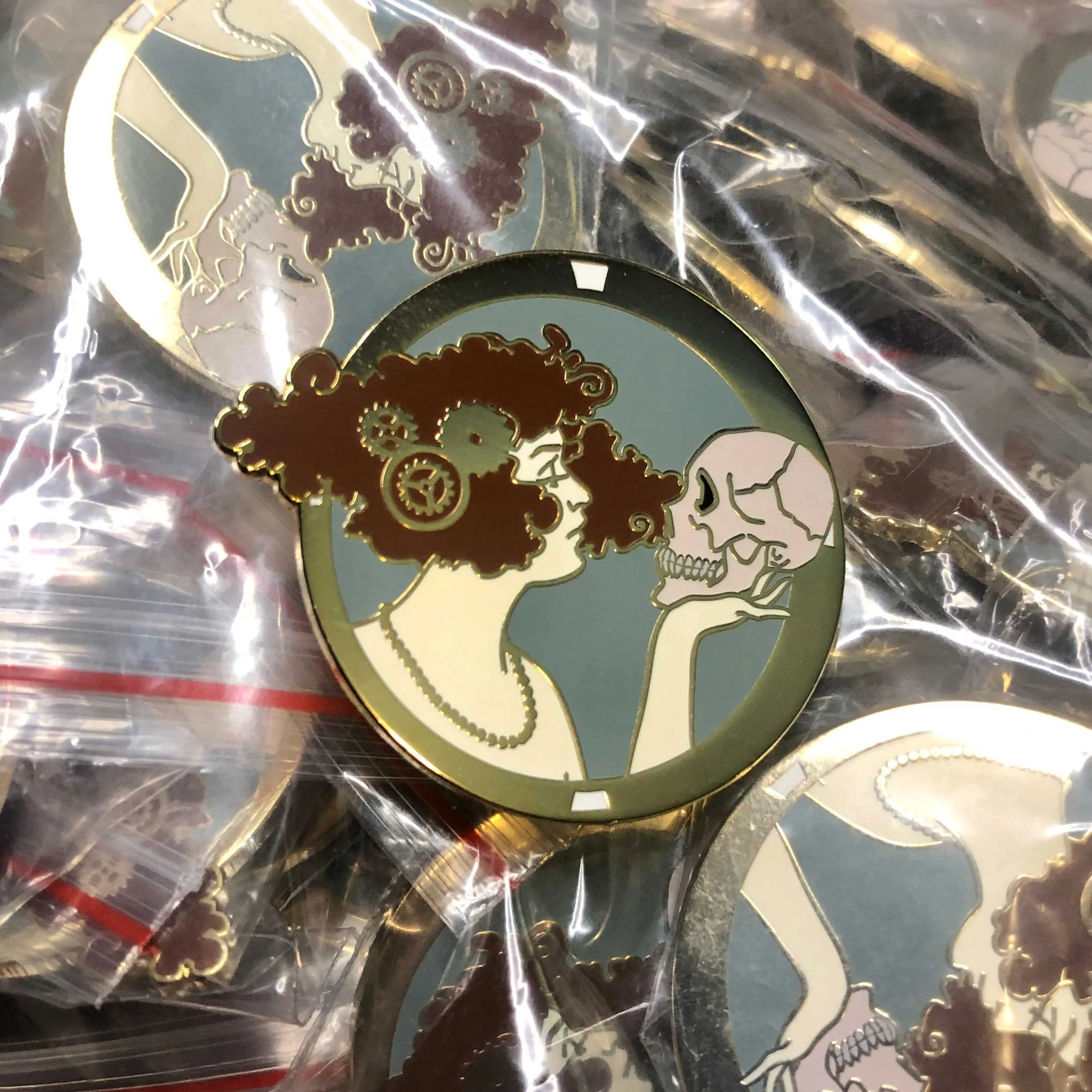 Exquisite Corpse Enamel Pin