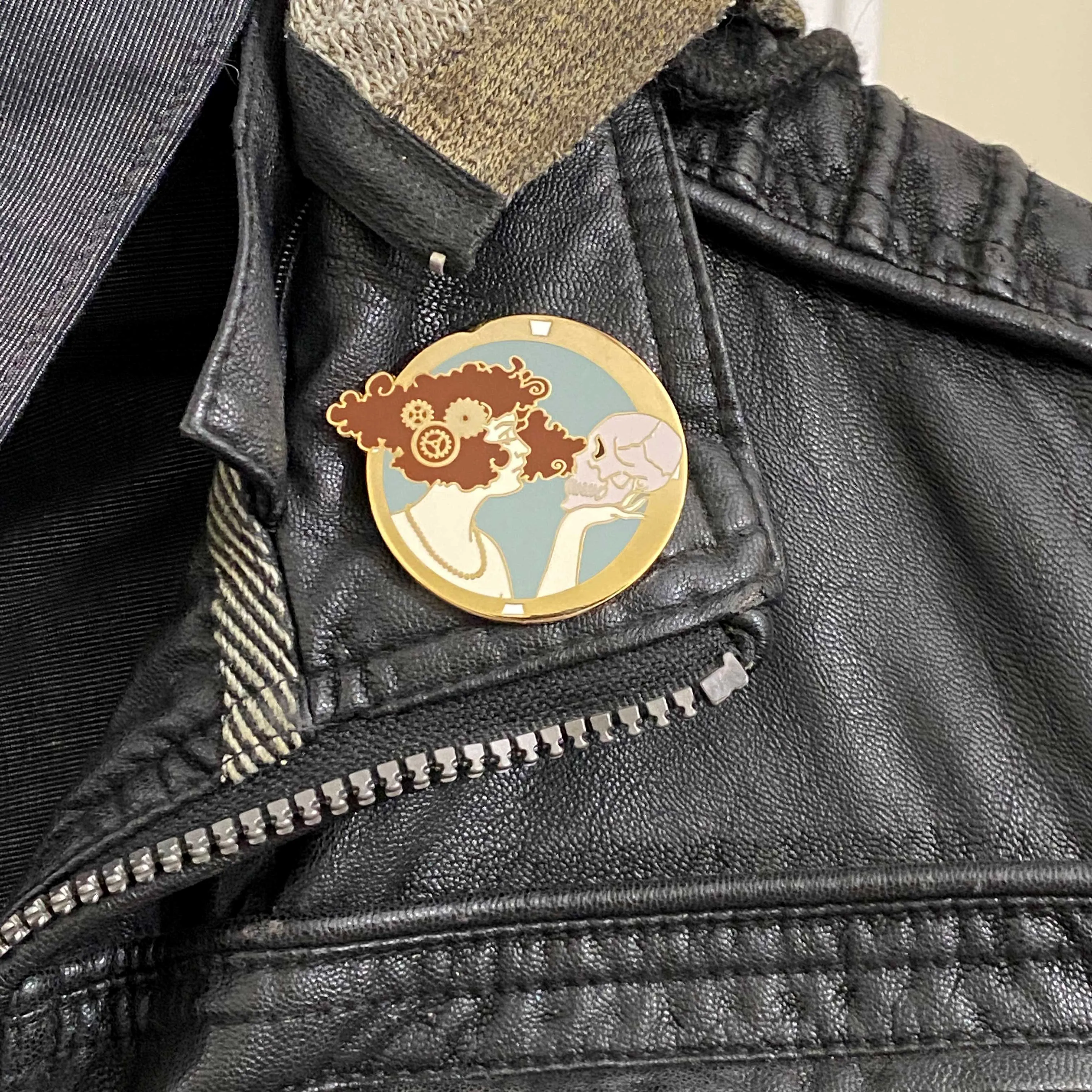 Exquisite Corpse Enamel Pin
