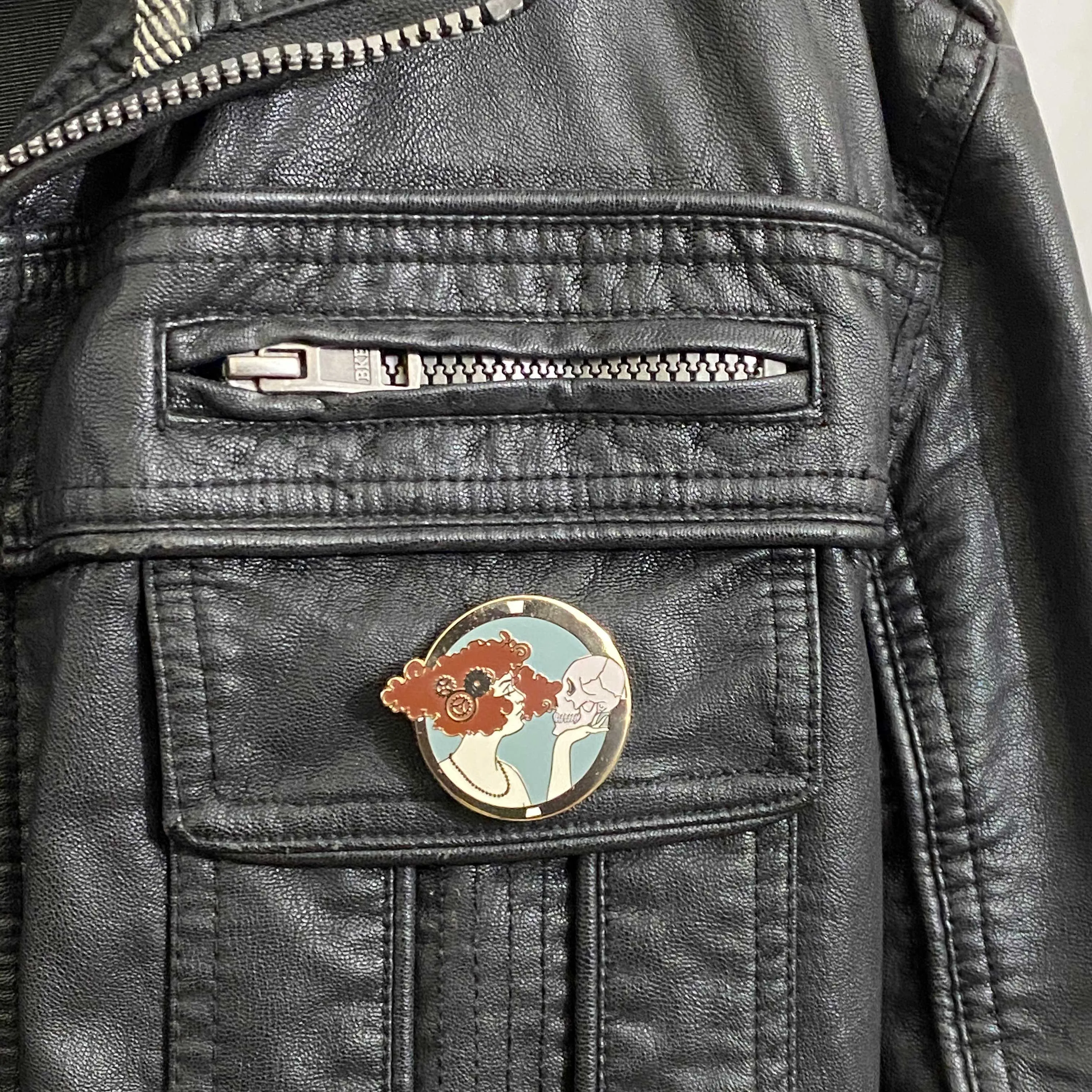 Exquisite Corpse Enamel Pin