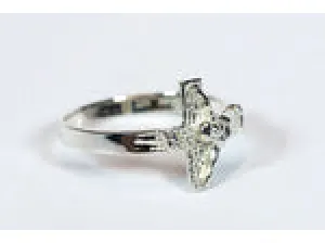 Exquisite Crucifix Ring - Sterling Silver Ring - Religious Jewelry - Catholic Gifts