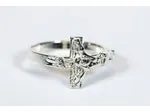 Exquisite Crucifix Ring - Sterling Silver Ring - Religious Jewelry - Catholic Gifts