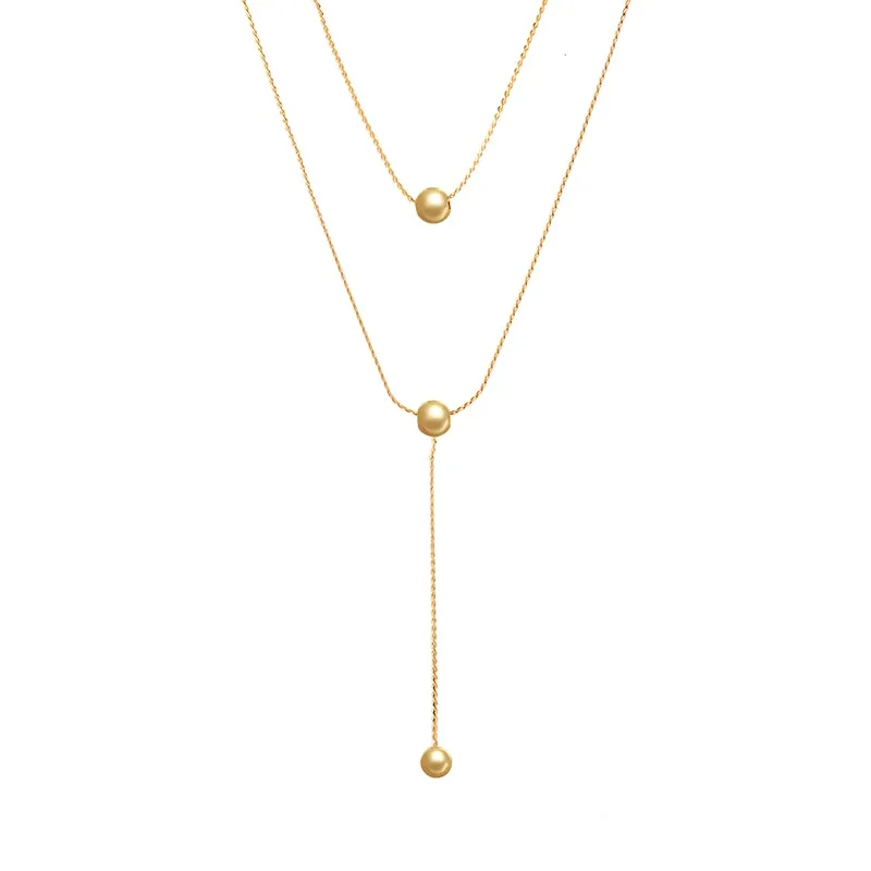 Exquisite Double Layer Chain necklace