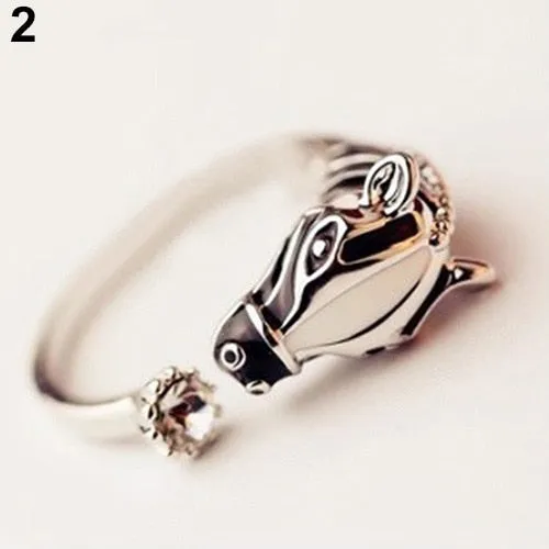 Exquisite Gold Zebra Ring