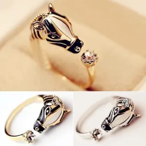 Exquisite Gold Zebra Ring