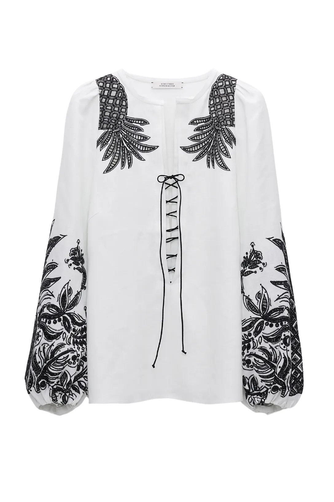 Exquisite Luxury Blouse Camellia White